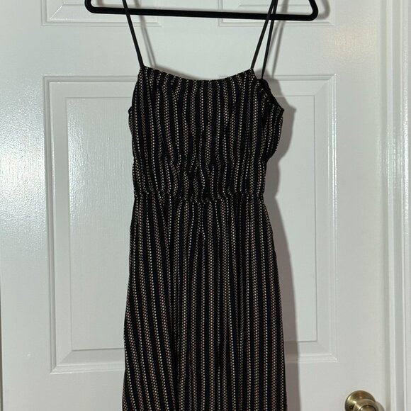 Smocked Square-Neck Mini Dress in Stripe - Madewell - Picture 4 of 6